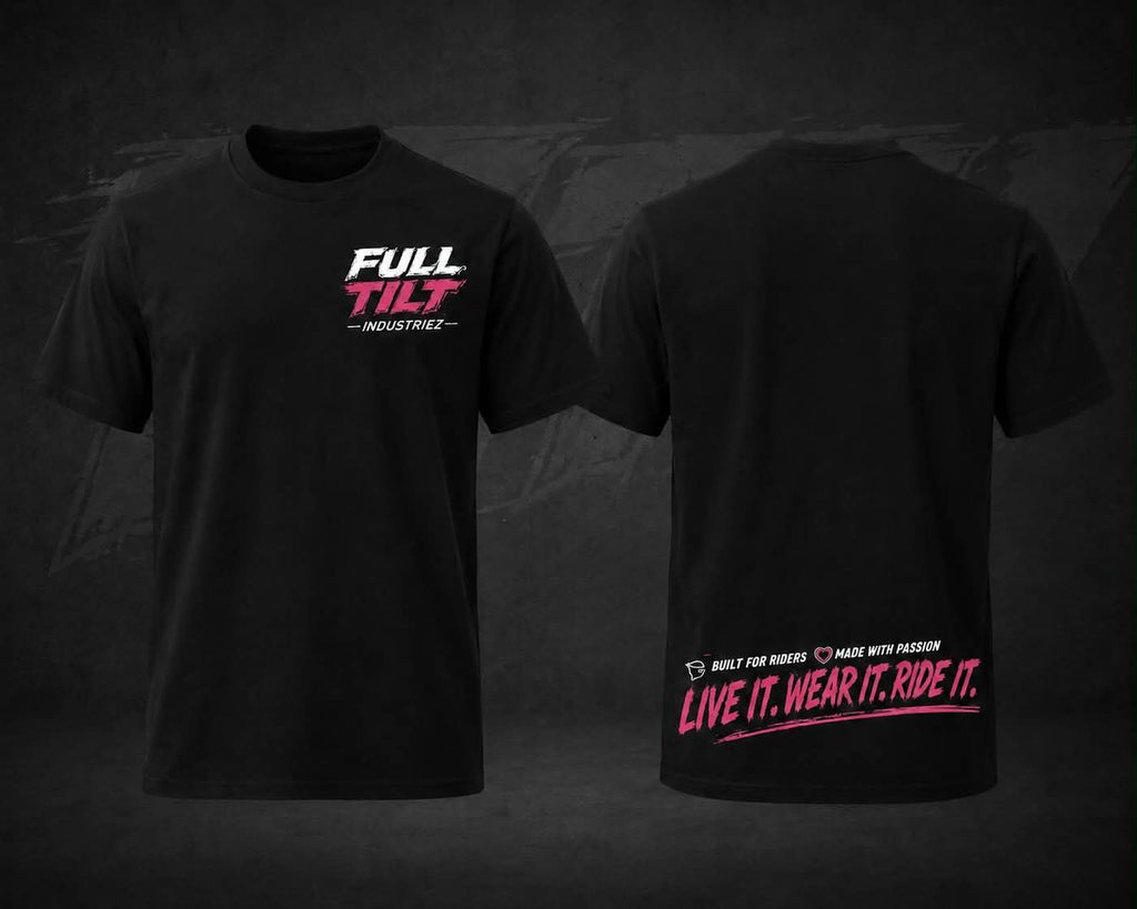 Adults Unisex Tshirt-Pink Logo