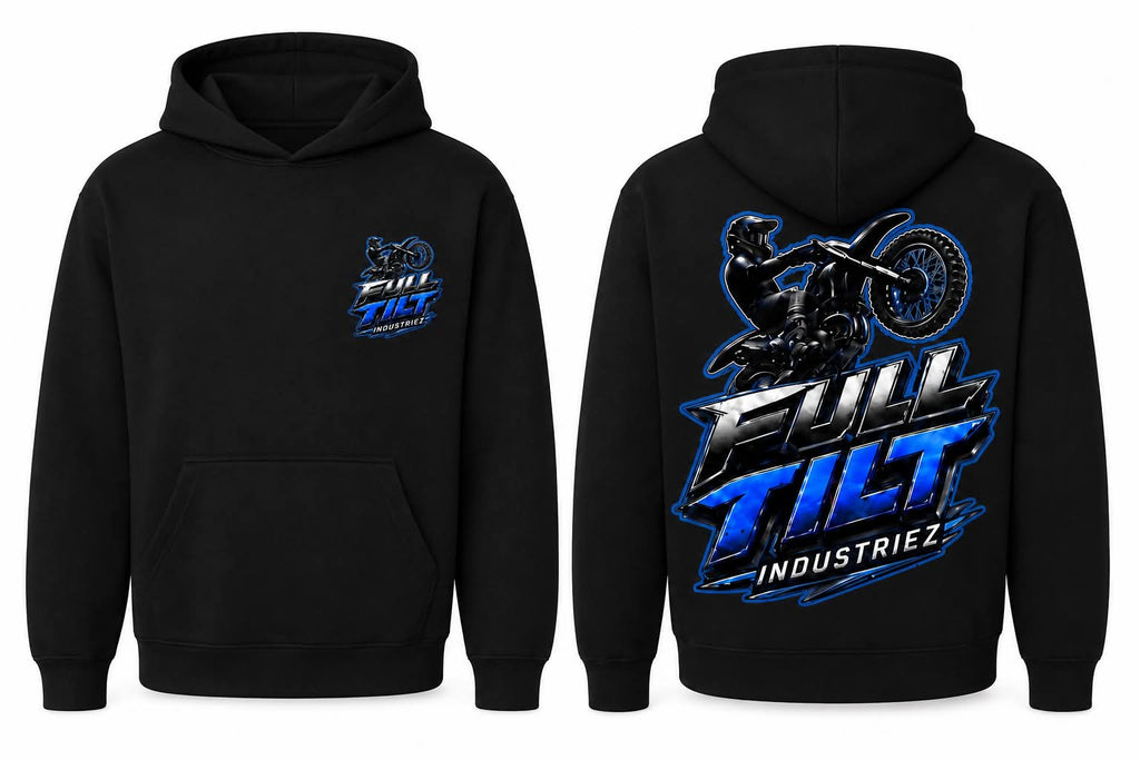 Adult Unisex Hoodie- Bike Design