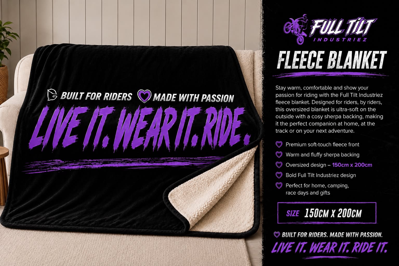 Full Tilt Fleece Blankets
