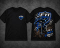 Kids Black Motorcross Tshirt
