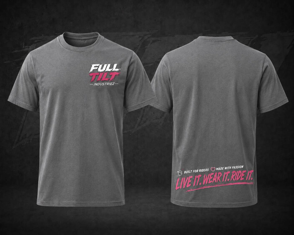 Adults Unisex Tshirt-Pink Logo