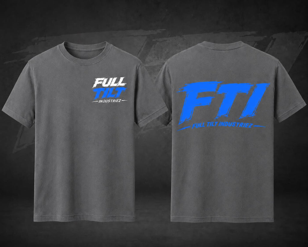 Adults Unisex T-shirt-Blue Logo