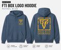 Adult Unisex Petrol Blue Hoodie