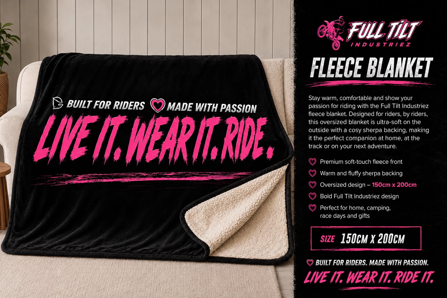 Full Tilt Fleece Blankets