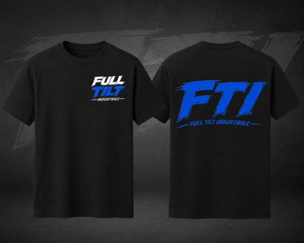 Adults Unisex T-shirt-Blue Logo