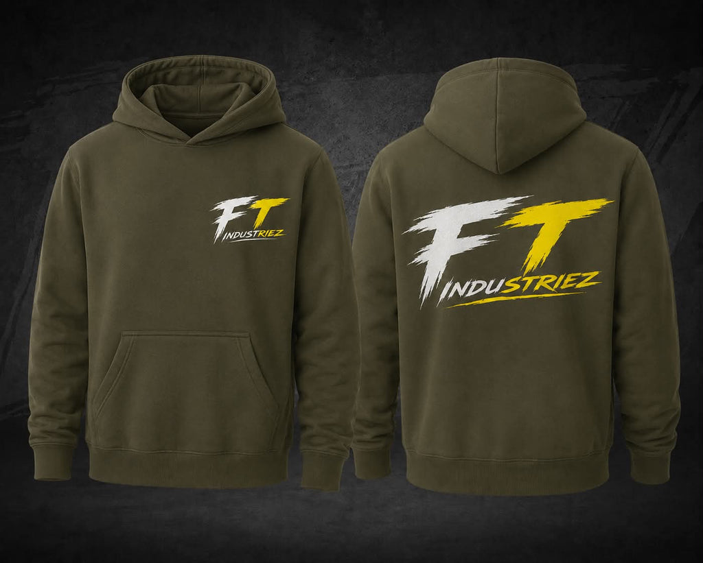 Adult Unisex Hoodie- Yellow Design